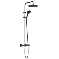 Душова система Hansgrohe Vernis Blend Showerpipe 240 1jet EcoSma з термостатом, Matt Black (26428670)