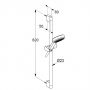Kludi DIVE 6863005-00 душевой гарнитур 3S 60 cm