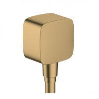Шлангове під'єднання Hansgrohe FixFit E зі зворотним клапаном, Brushed Bronze (26457140)