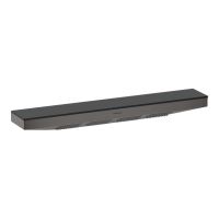 Бічний душ-поличка Hansgrohe Rainfinity 500 1jet, Brushed Black Chrome (26243340)