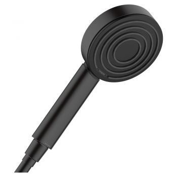 Ручний душ Hansgrohe Pulsify 105 1jet Green/EcoSmart, чорний матовий (24121670)