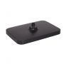 Лейка для верхнего душа Qtap Hlavova 330х220 мм прямоугольная QTHLA107BLM45945 Black Matt