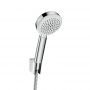 Душевой набор Hansgrohe Crometta 100 Vario 1Jet 160, белый/хром (26665400)