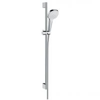Душовий набір Hansgrohe Croma Select E 1jet 90 см EcoSmart, хромований/білий (26595400)
