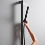Ручной душ Hansgrohe Pulsify S EcoSmart, черный матовый (24125670)
