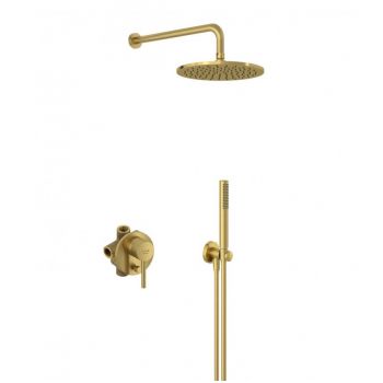 Душевая система 7 в 1 Bozz 38736N076 Brushed gold Kludi