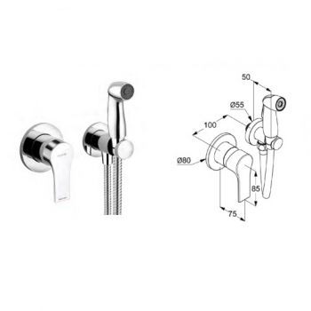 Kludi 489990565 Zenta Sl Комплект Гигиенического Душа