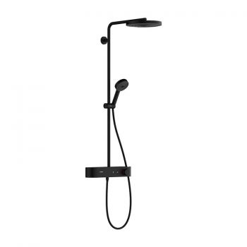 Душова система Hansgrohe Pulsify Showerpipe 260 1jet 400 EcoSmart, Matt Black (24221670)