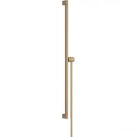 Душова штанга Hansgrohe Unica S Puro 90 см зі шлангом 160 см, Brushed Bronze (24405140)