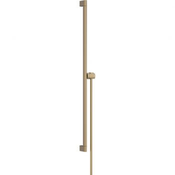 Душова штанга Hansgrohe Unica S Puro 90 см зі шлангом 160 см, Brushed Bronze (24405140)