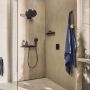 Шланговое подключение Hansgrohe Porter 500 Rainfinity с полочкой R, Matt Black (26858670)