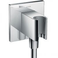 Шлангове з'єднання AXOR Fixfit Porter Square з кронштейном, хром (36734000)