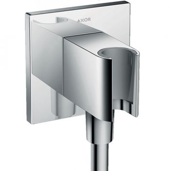 Шлангове з'єднання AXOR Fixfit Porter Square з кронштейном, хром (36734000)
