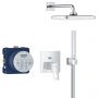 Grohe 25289000 Eurocube OHM Душевая система на 2 выхода, квадратная, 250