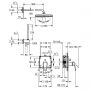 Grohe 25289000 Eurocube OHM Душевая система на 2 выхода, квадратная, 250