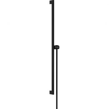 Душова штанга Hansgrohe Unica S Puro 90 см зі шлангом 160 см, Matt Black (24405670)