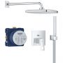 Grohe 25289000 Eurocube OHM Душевая система на 2 выхода, квадратная, 250