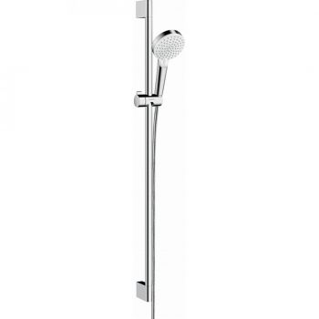 Душовий набір Hansgrohe Crometta Vario 90 EcoSmart 9 л / хв, білий / хром (26538400)