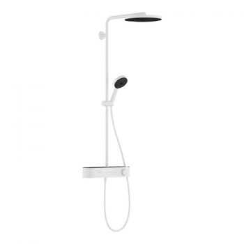 Душова система Hansgrohe Pulsify Showerpipe 260 1jet 400 EcoSmart, Matt White (24221700)