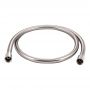 Шланг для ручного душа Qtap Hadice 1200 мм QTHADPVC120C Chrome