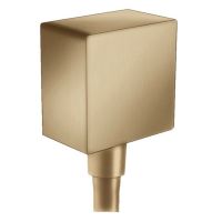 Шлангове з'єднання для душа Hansgrohe FixFit Square, шліфована бронза (26455140)