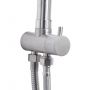 Душевая стойка универсальная Lidz Aria 1120 на два потребителя LDARI1120NKS46112 Nickel