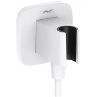 Шлангове підключення Hansgrohe FixFit Porter Q з тримачем, Matt White (26887700)
