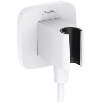 Шлангове підключення Hansgrohe FixFit Porter Q з тримачем, Matt White (26887700)
