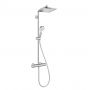 Душевая система Hansgrohe Crometta E Showerpipe EcoSmart 240 1jet с термостатом 9 л/мин, хром (27281000)