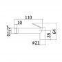 Гигиенический душ Paffoni Tweet Round Mix ZDUP 110 HG