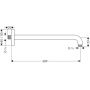 Hansgrohe Croma Select E 27446000 Кронштейн для душу