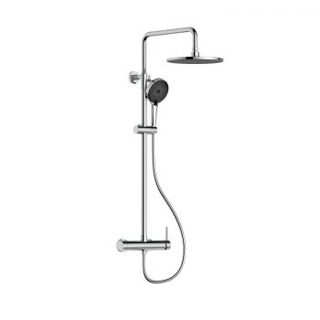 Душевая система универсальная Qtap Sloup на два потребителя QT57103OC Chrome