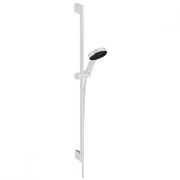 Душовий набір Hansgrohe Pulsify Select Relaxation 105 3jet 90 см EcoSmart, Matt White (24171700)