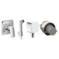Комплект гігієнічного душу Hansgrohe Logis E, хром (20200025)