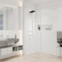 Верхній душ Hansgrohe Pulsify E 260 2jet EcoSmart з тримачем, Matt White (24351700)