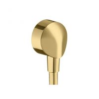 Шлангове з'єднання Hansgrohe FixFit E без зворотного клапана, polished gold optic (27454990)