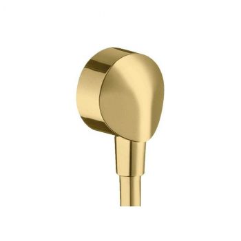 Шлангове з'єднання Hansgrohe FixFit E без зворотного клапана, polished gold optic (27454990)