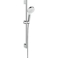 Душовий набір Hansgrohe Showerpipe Crometta 100 Vario Green 6 л/хв, 65 см, White/Chrome (26555400)