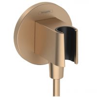 Шлангове підключення Hansgrohe FixFit Porter S із тримачем, Brushed Bronze (26888140)