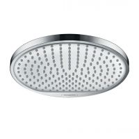 Верхній душ Hansgrohe Crometta S 240 1jet, EcoSmart 9л / хв, білий / хром (26724000)