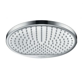 Верхній душ Hansgrohe Crometta S 240 1jet, EcoSmart 9л / хв, білий / хром (26724000)