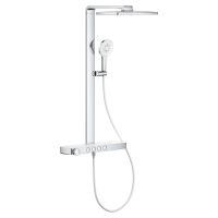 Душова система GROHE SPA Rainshower Aqua Pure з термостатом для настінного монтажу, хром (1009620000)