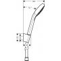 Hansgrohe Croma Select E 26425400 Душевой набор Vario/Porter'S
