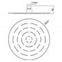 Jaquar Maze OHS-CHR-1623 Верхний душ