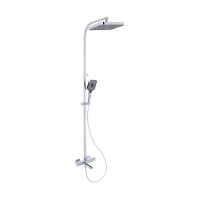 Душевая система универсальная Qtap Swan Cascada термостатическая на три потребителя (с изливом) QTSWA112CRM45902 Chrome