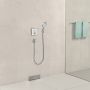 Шлангове з'єднання для душа Hansgrohe FixFit Square, білий матовий (26455700)