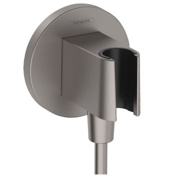 Шлангове підключення Hansgrohe FixFit Porter S із тримачем, Brushed Black Chrome (26888340)