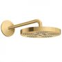 Верхний душ AXOR One 280 1jet с держателем, Brushed Gold Optic (48491250)