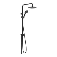 Душова система Hansgrohe Vernis Blend Showerpipe 200 1jet Reno, чорний матовий (26272670)