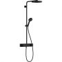 Душова система Hansgrohe Pulsify Showerpipe 260 1jet 400, Matt Black (24220670)